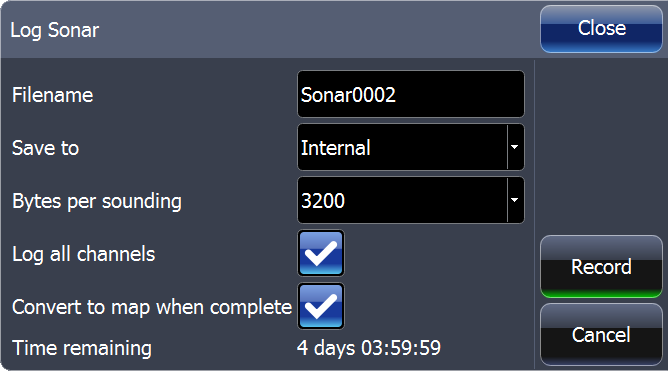 Konvertering av filer For å lage en StructureMap fil, må du konvertere en loggfil (.sl2) til et StructureMap format(.smf ).