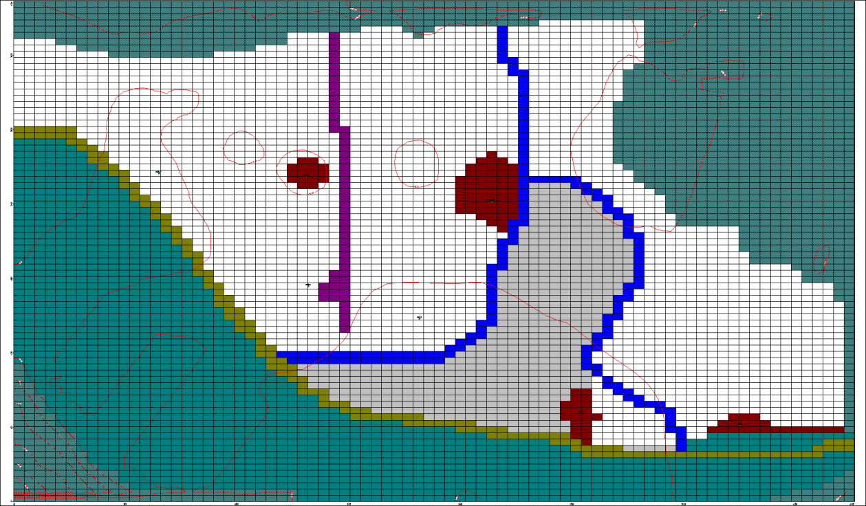 11.9 VEDLEGG 9: Hydrogeologiske egenskapssoner i Visual MODFLOW Figur 11.