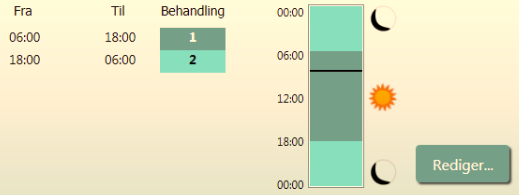 BRUKE PROGRAMMERINGSSYSTEMET oppføringen ikke er synlig, kan du bruke rullefeltet.