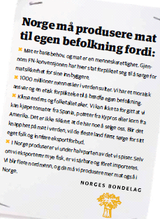 Bilde: Francisco J. Granados, Fylkesmannen i Fylkesmannen i Problemstilling 2: Matproduksjon for framtiden. Er Norge forpliktet til å produsere mat?