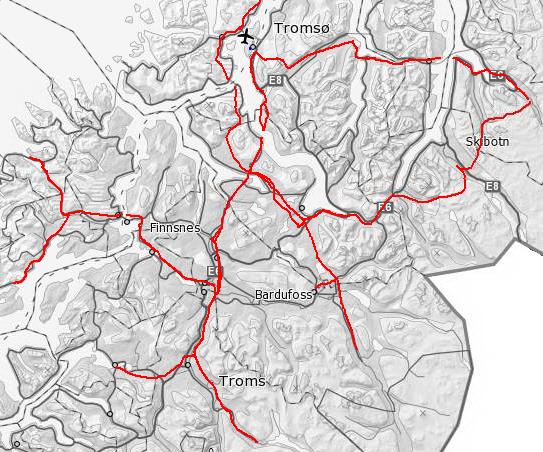 Fokusområder TKN Raudfjell/Kvitfjell (ca. 300 MVA) Forsyningssikkerhet (n-0) Nye Kraftverk Ullsfjord (ca.