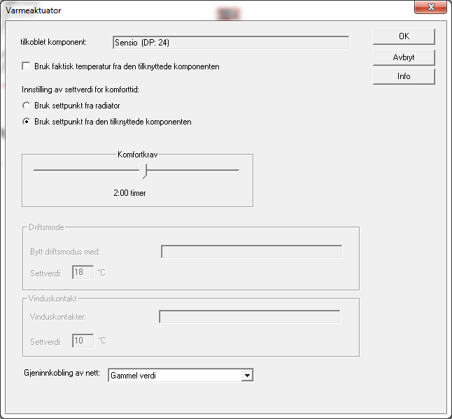 5.3.2 Relè / Aktuator Dersom det er ønskelig med en normal tilkobling mellom kommunikasjonsgrensesnittet og en aktuator, er det ikke nødvendig å gjøre noen endringer i tilkoblingen.