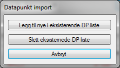 6.2.4 Datapunkter Under datapunkterfanen setter du opp systemet ditt i forhold til xcomfortsystemet. Det er her du importerer datapunktfila som ble laget i Eaton-programmet (.mrf).