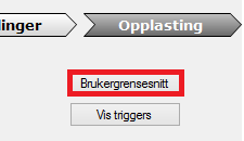 brukergrensesnittet på siden, og du vil kunne trykke rundt her og kontrollere at alt fungerer som det skal. Grønn skrift med grønn hake betyr at opplasting og/eller generering har vært vellykket.