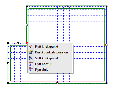 10... Kapittel 2 30.01.2012 Vegg/gulv DDS-CAD Arkitekt innføring i versjon 7 Hvordan når det ikke stemmer... Er resultatet anderledes enn vist i ovenstående skjermbilde, kan gulvkonturen justeres.