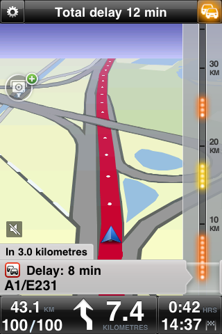 Trafikkinformasjon TomTom HD Traffic TomTom HD Traffic er en unik TomTom-tjeneste som gir deg trafikkinformasjon i sanntid.