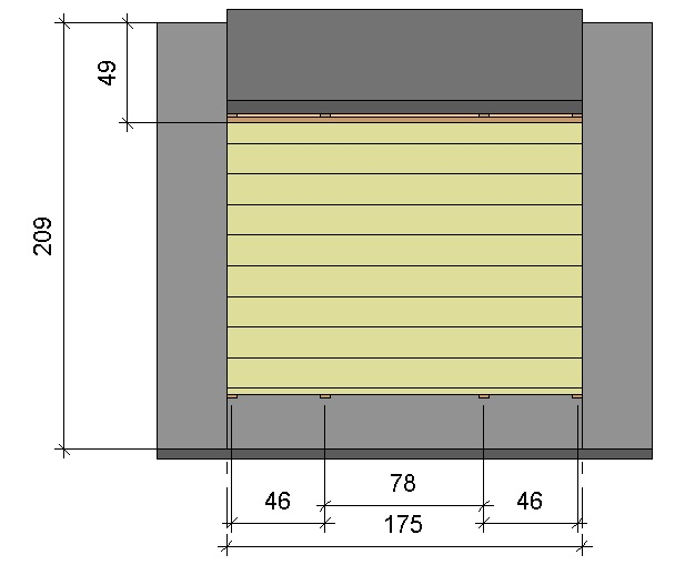 3.3 Testoppsett 3.3.1 Testvegg Under møtet med Riksantikvaren i vinter, ble det bestemt at testveggen skulle utformes etter dagens norm, da eldre trehusbebyggelse ikke har en standardisert utforming [17].