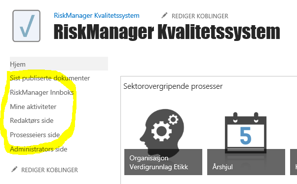 RiskManager Kvalitetssystem