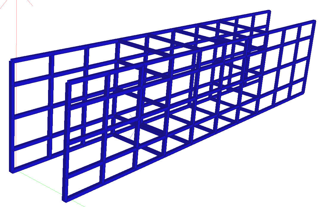 STAAD/Pro er forkortelsen for: Structural Analysis And Design for professionals, og er et rammestatikkprogram som ble brukt til å analysere platelagerkonstrukjonen (se fig.6).