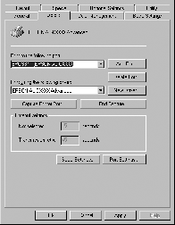 . Velg passende USB-port fra rullegardinlisten Print to the following port (Skriv til følgende port). I Windows Me eller 8 velger du EPUSB1(EPSON AL-C100 Advanced).