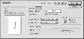 Når knappen Automatic (Automatisk) er valgt i dialogboksen Basic Settings (Grunnleggende innstillinger), vil skriveren ta seg av alle detaljerte innstillinger i henhold til fargeinnstillingen du