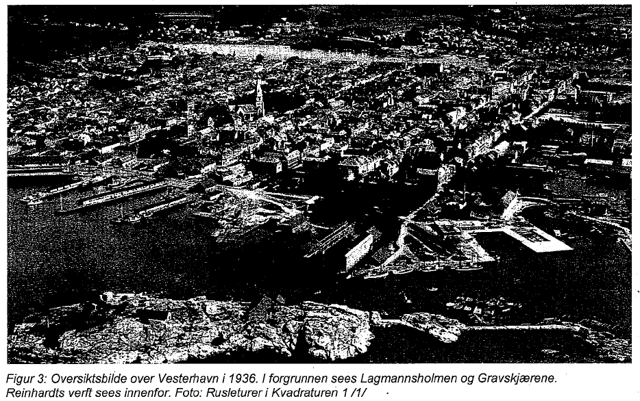 Kristiansand Havn 1936