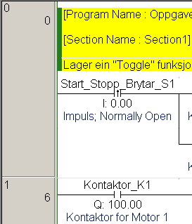 2.9 Rungkommentarer For å få bedre oversikt er det en stor fordel om du legger inn kommentarer på hver rung. Dette gjør du enkelt ved å dobbeltklikke på den grå boksen til venstre.