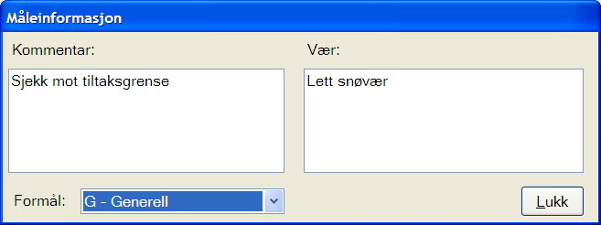 Startposisjon for måling kan også velges ut i fra en liste av vegreferanser som ligger nærmest din egen geografiske posisjon. Trykk på knappen GPS og følgende vindu vil vises. Figur 7.