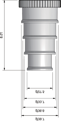 . Adapter 8. Koppling, hona Automatisk säkerhetsutlösning vid 1kg/cm (1, psi) Manuell frånslagning Kylmedelskoppling 9. Kylmedelsslang 6.