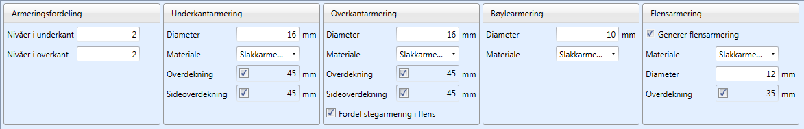 ISY Design Versjon 1.0 Øvrige lastkombinasjoner bygger du opp selv.