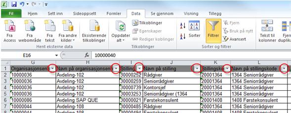 Regnearket kommer opp inne i skjermbildet i SAP. Lagre filen før du går videre. Velg Fil og deretter Lagre som.