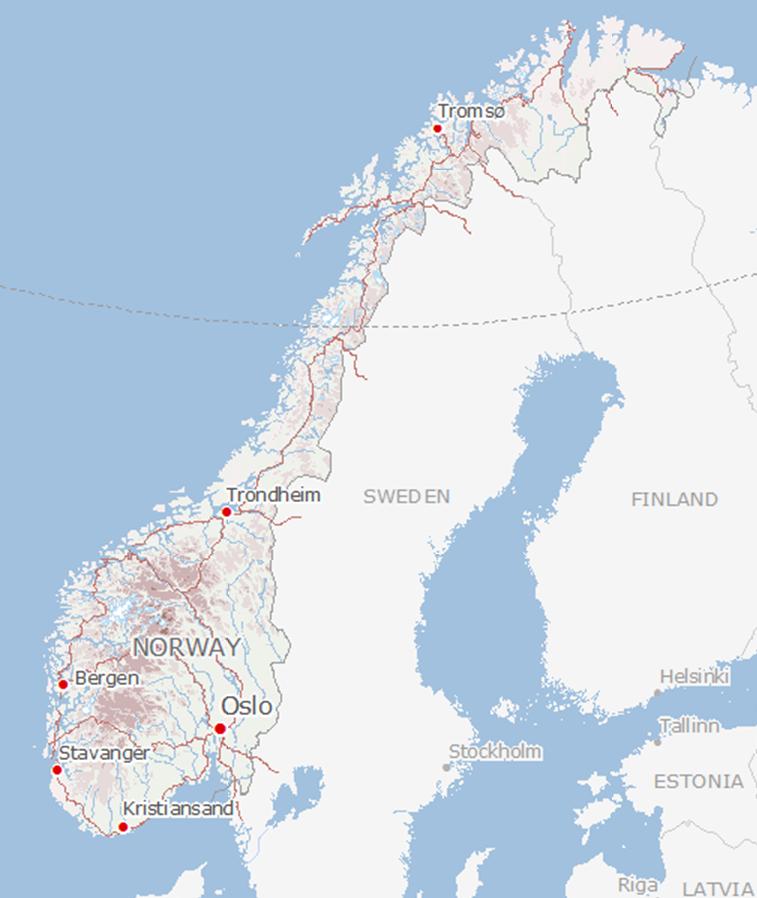 Ekstrakorporal oppvarming i Norge UNN HF Tromsø CPB/ECMO: Ja