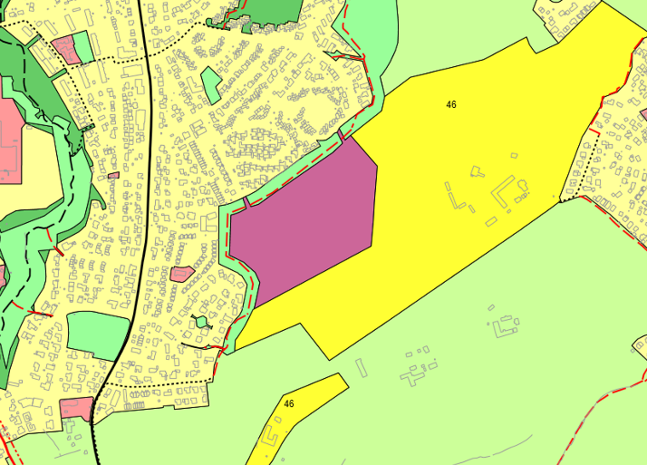 V ed revisjon av kommuneplanens arealdel 2012-2024, ble det vedtatt å omdisponere jordene på Charlottenlund til boligformål.