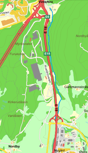 gjennomgår tilstrekkelig rensing slik at ikke vannkvaliteten i Fåleslora påvirkes negativt (Strand og Zakariassen 2012).