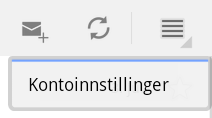 4. Sett navn på kontoen og skriv navnet du ønsker å vise på utgående meldinger. Trykk på Neste for å logge direkte på e-postinnboksen. Slik legger du til e-postkontoer 1.