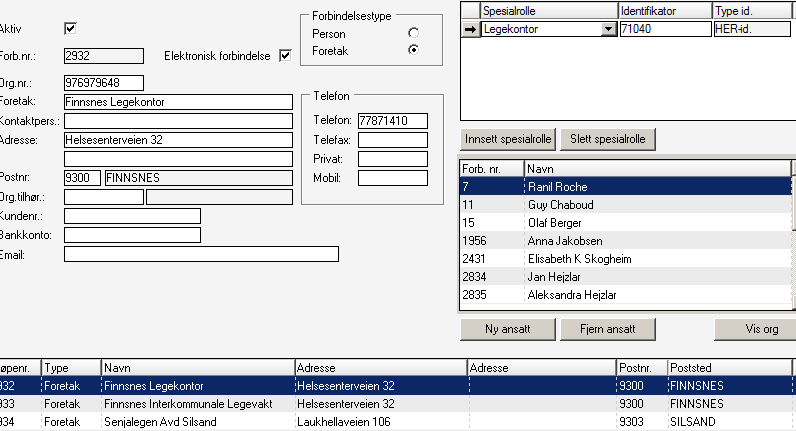 Forbindelsesregister i