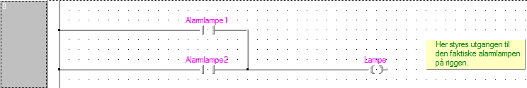 Figur 12 POU for alarmaksjoner del 3 Figur 13 POU for alarmaksjoner del 4 Dette er en oppsummering av endringene som er gjort i PLS-programmene, og det viser at det er nesten