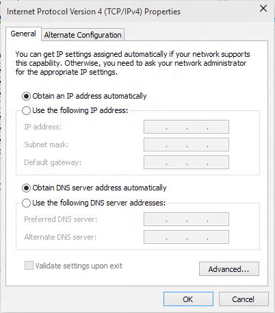 Konfigurere en dynamisk IP/PPPoE-nettverksforbindelse For å konfigurere en dynamisk IP/PPPoE- eller statisk IP-nettverksforbindelse: 1.