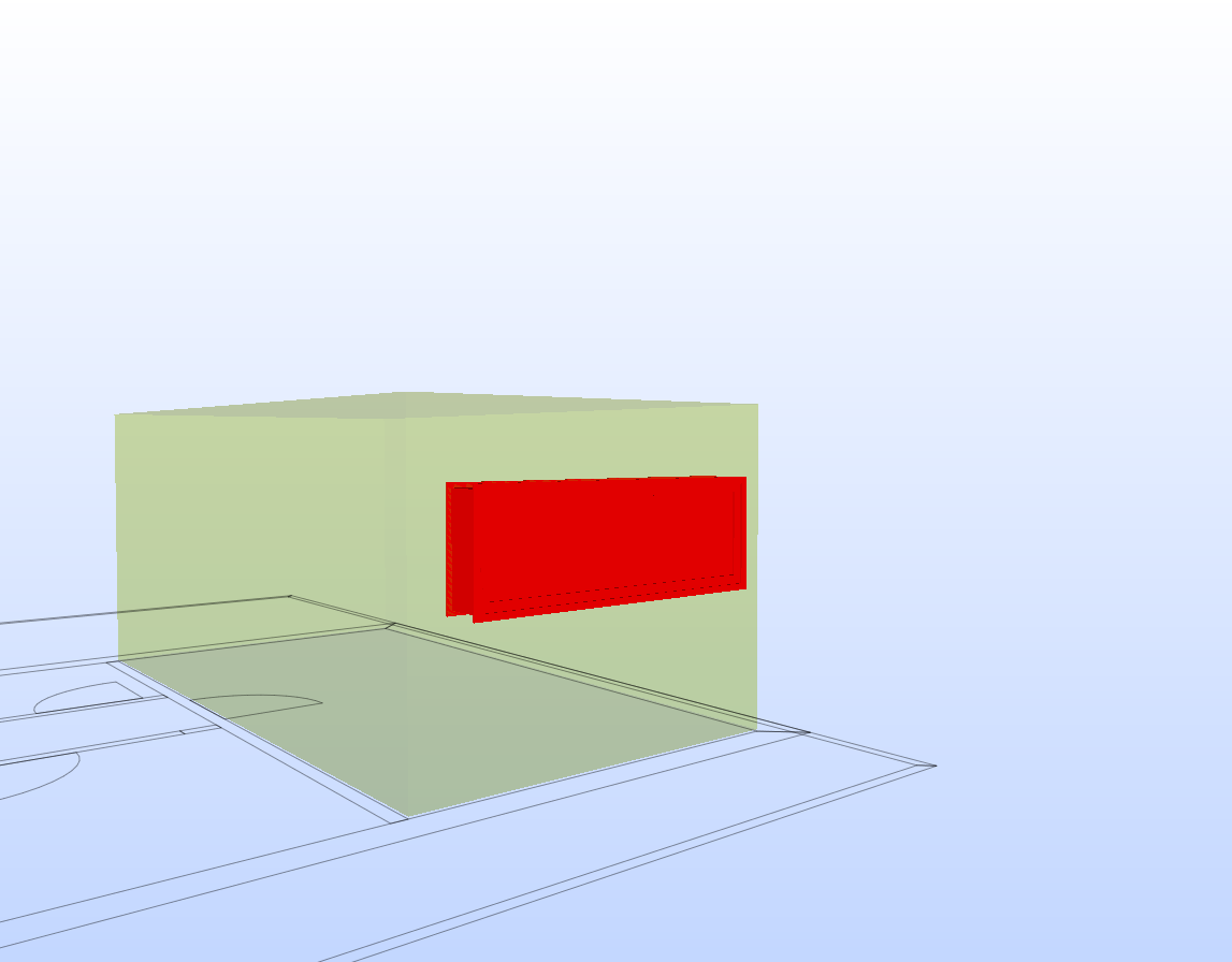 Sill height of the Window.0.5 is.25 m.