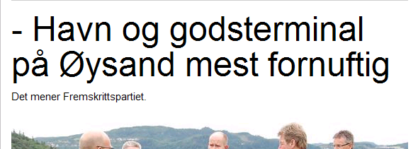 Vedlegg: Sagt og