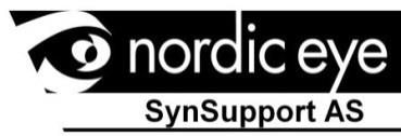 SynSupport Nordic Eye Her finner du oss: Norge Sverige SynSupport Nordic Eye SynSupport Nordic Eye Duevegen 7, 2016 Frogner