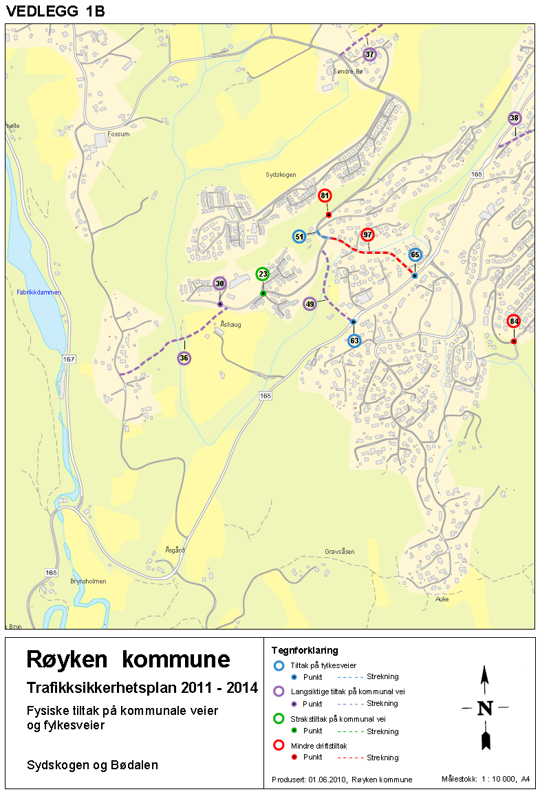 Trafikksikkerhetsplan for Røyken kommune 2011-2014 46 Figur 19: