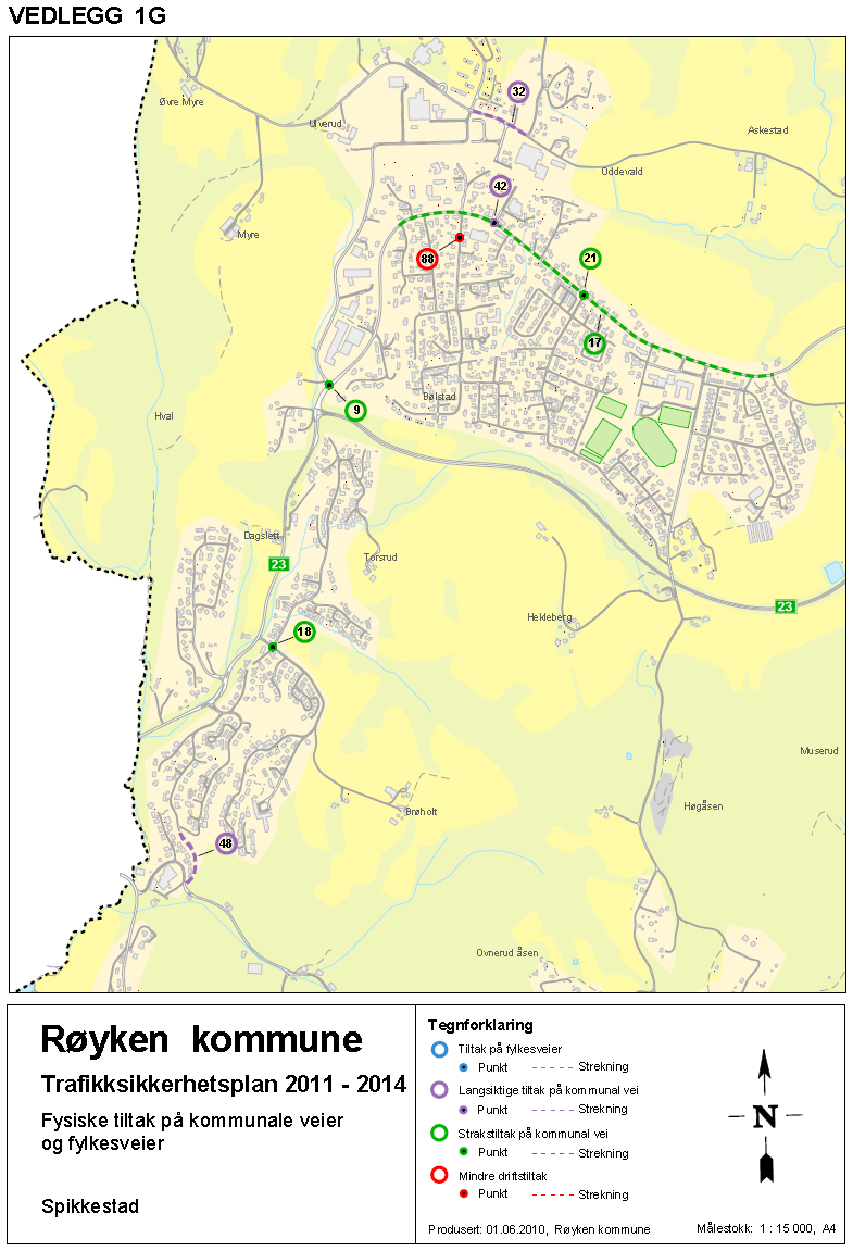 Trafikksikkerhetsplan for Røyken kommune 2011-2014 51