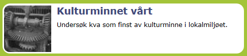 Kulturminner og