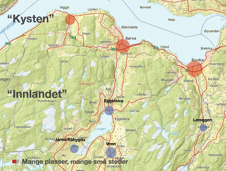 store kommunale investeringer blant annet i idrettshall, sykehjem, skoler og barnehager med påfølgende høy gjeldsandel.