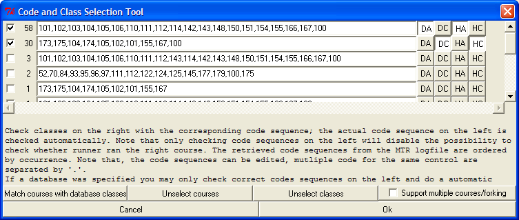 3.4.3. Sjekk av kode For å forenkle sjekk av koder Kodesekvens koder på postbeskrivelse + målpost Joker- og flerekoderposter skilles med.