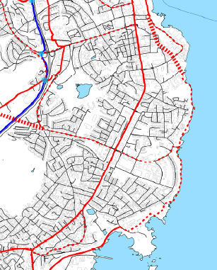 Hillevåg bydel Flytte del av hovednetttrasé til Mølleveien, Fritjof Nansensvei, Andrekroken og Ullandhaugveien. Sykling i gate, dempet trafikk.