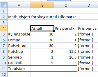 Manøvrere i et regneark Markøren ( hvit pluss i regneark; pil for kolonner/rader; liten pluss i enden av en celle og et kryss med piler hvis du skal flytte innhold) Bruk piltaster for å navigere!