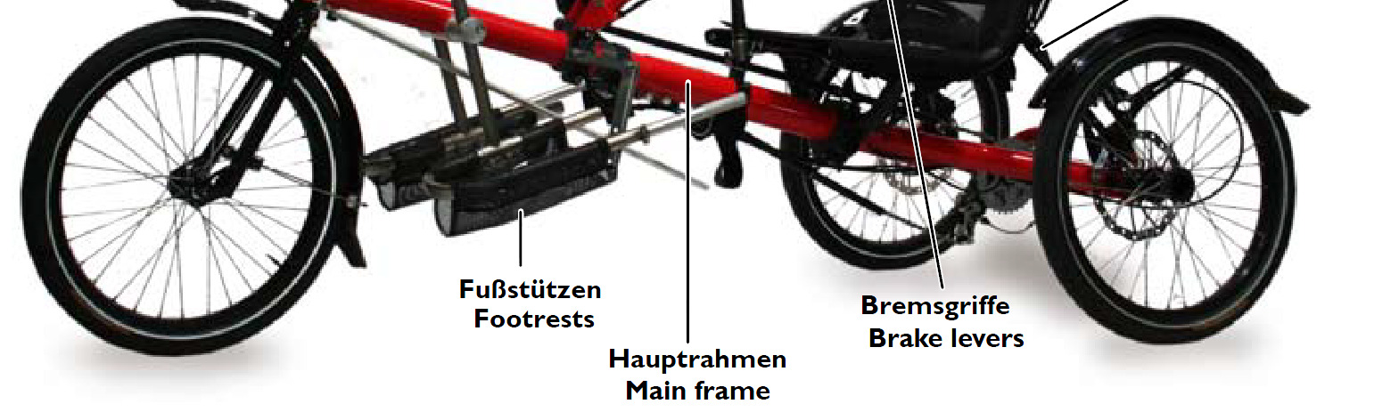 Styre/krankstang Fremre ramme