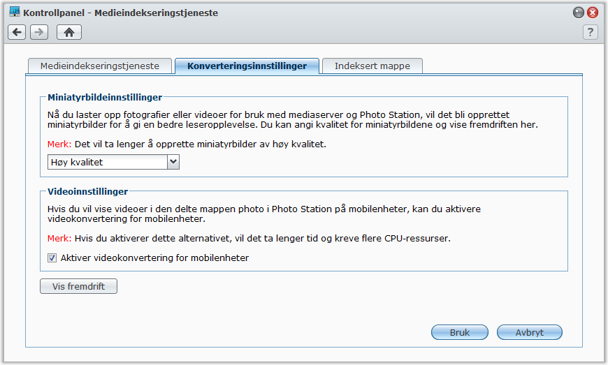 Brukerveiledning for Synology RackStation Geotagg Beskrivende tagg Merk: Hvis du har merket av for Persontagg, vil et virtuelt album som innholder ubkreftede persontagger vises med albumnavnet: Album