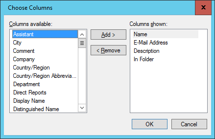 8 Grupper Hvis du ikke husker navnet på objektet du skal registrere, kan du bruke knappen Advanced.