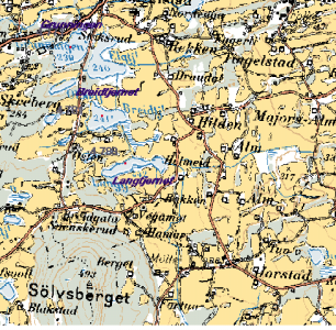 Langtjernet er nesten helt omgitt av åkermark og (heste)beite. Innsjøen ligger i et intensivt drevet kulturlandskap og er betydelig påvirket av forurensning/eutrofiering.