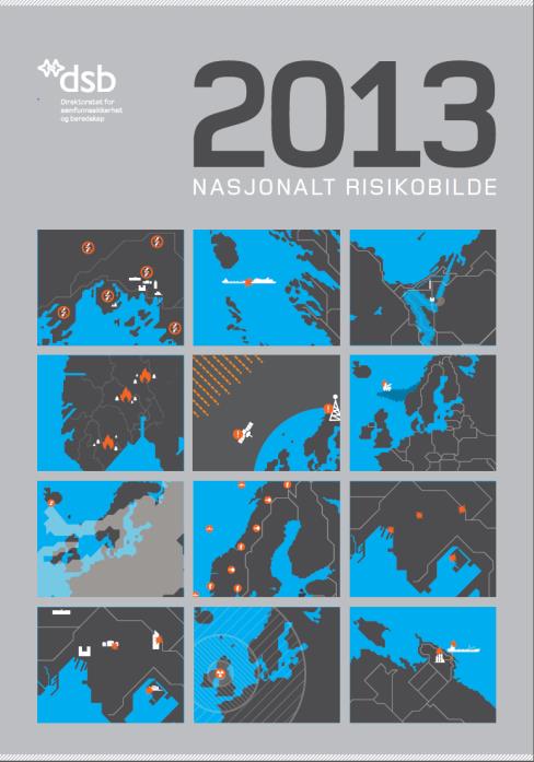 Nasjonalt risikobilde Har utkommet i 2011, 2012, 2013 og 2014 Katastrofer som kan ramme det norske samfunnet Hovedhensikt bidra til økt risikoforståelse og