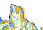 imidlertid at høyden ikke har vesentlig betydning for hvor dominerende de virker landskapet. Større avstand mellom rotorene og tretoppene kan i enkelte tilfeller gjøre turbinene mindre fremtredende.