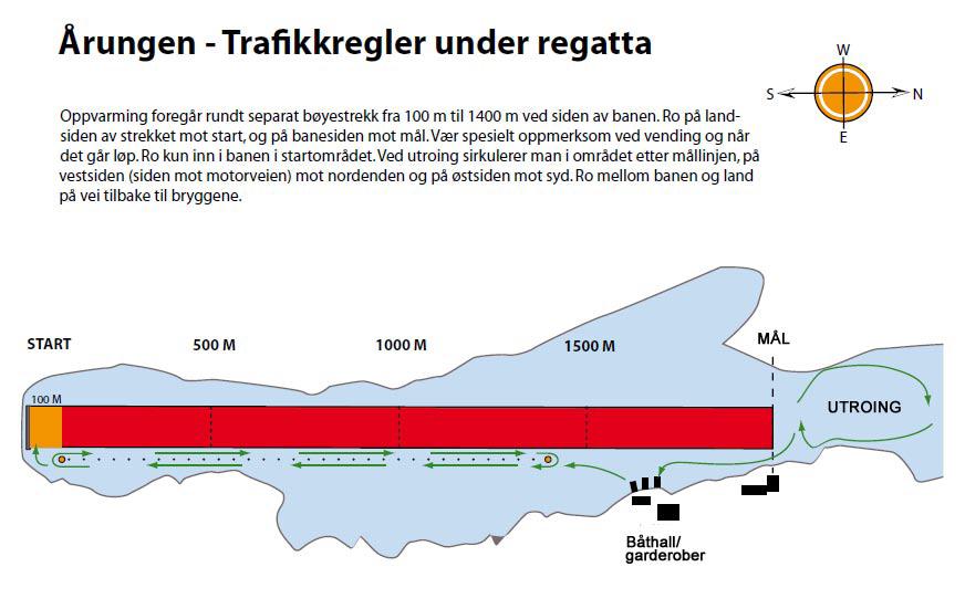 Banen er åpen for trening: Fredag Hele dagen (Trafikkregler for trening gjelder) : Frem til en halv time før første