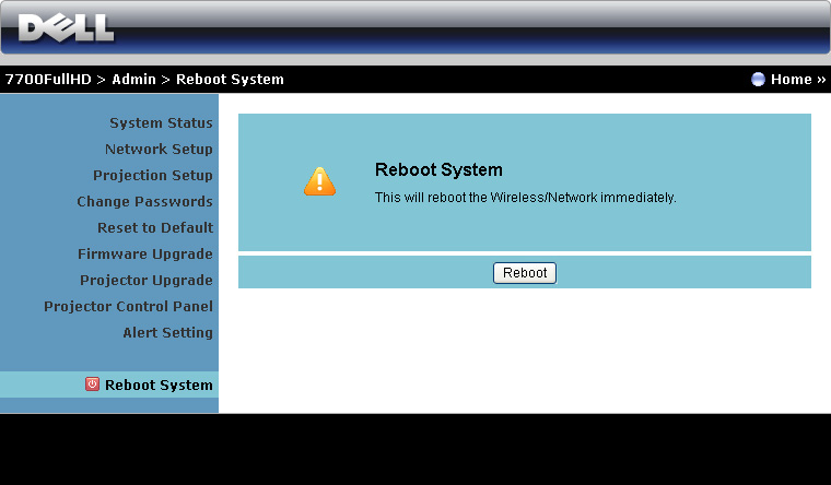Reboot System (Omstart system)