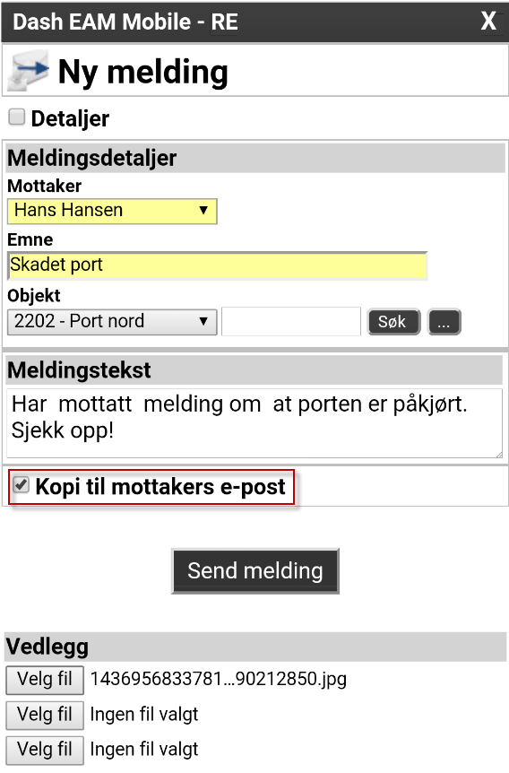 Uleste meldinger Klikker du i stedet på dette ikonet, som indikerer antall uleste meldinger får du opp en liste over alle dine uleste meldinger, som vist over.