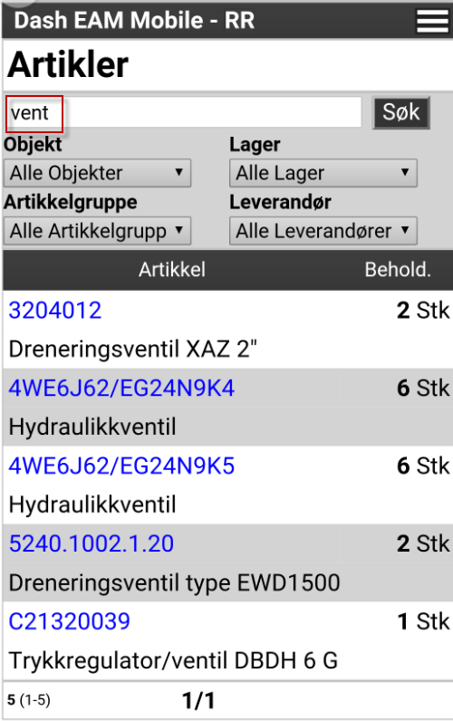 Artikkelsøk På blant annet deler av artikkel nr.