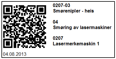 Hukes det av for oppdatering av et felt og ingen ting velges blankes (Felte blir slettet!) feltet på de arbeidsordrene som er med i utvalget, ref. skjermbilde over.