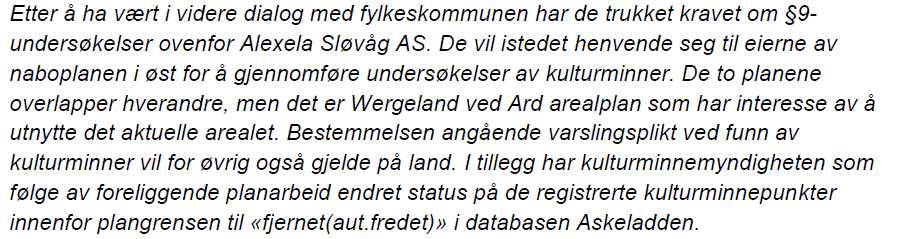 BKK: - Høgspenningsanlegg innanfor området.